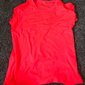 Athletic coral shirt